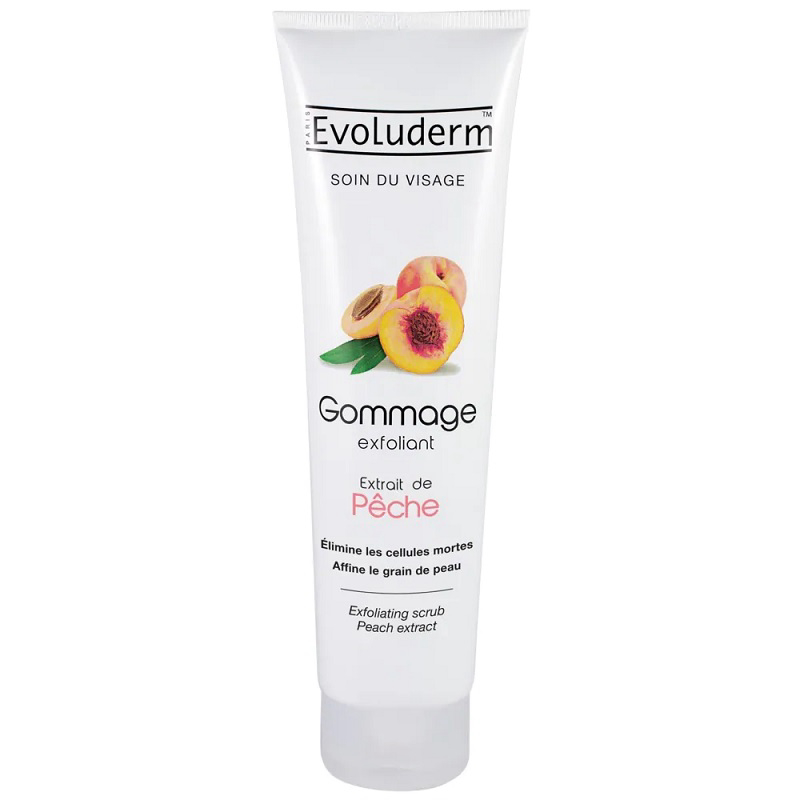 Tẩy tế bào chết da mặt Evoluderm chiết xuất đào
