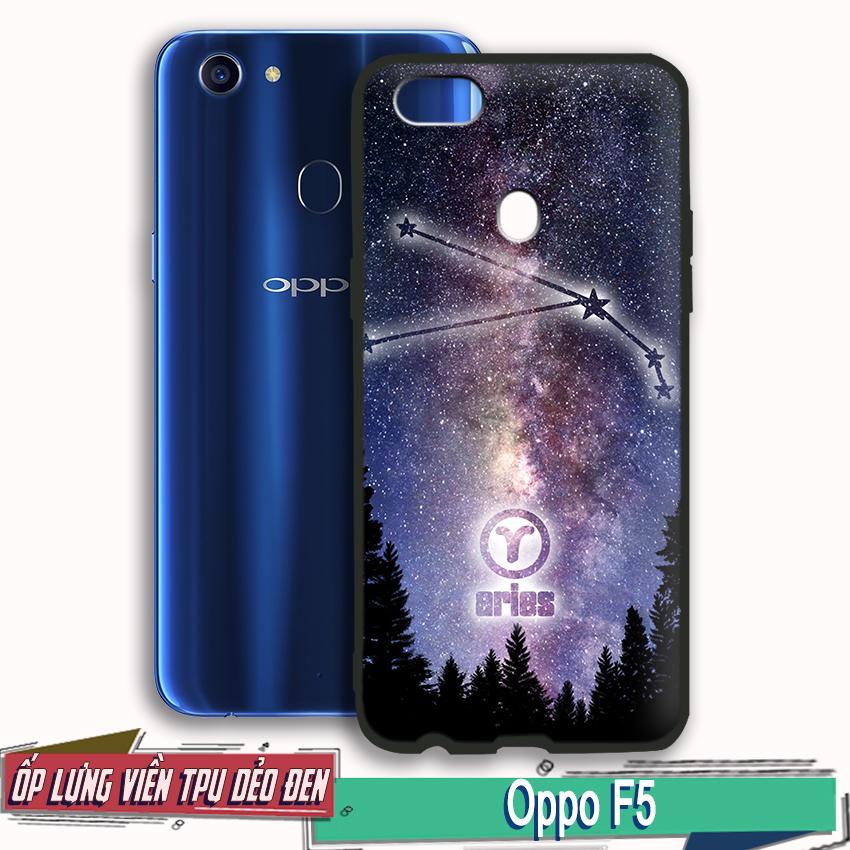[HCM]Ốp lưng cứng viền dẻo đen cho điện thoại Oppo F5 in 12 chòm sao Cung Hoàng Đạo Zodiac đẹp giá rẻ chất lượng - 02062
