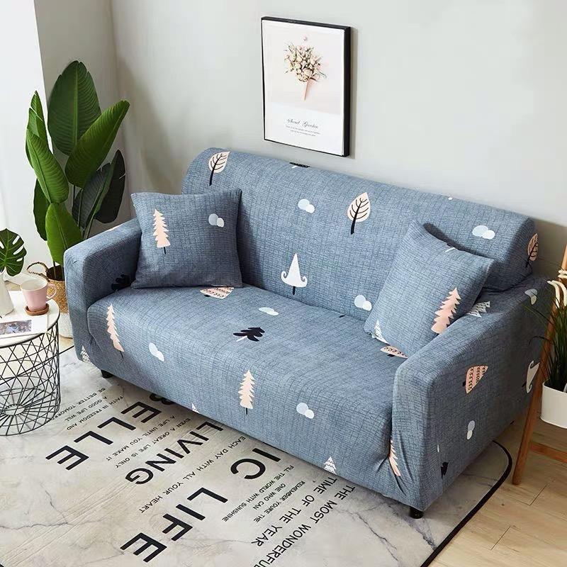Vải ga bọc Sofa tại nhà hoạ tiết noel xám dành cho ghế 1234 chỗ. Nhiều màu sắc và hoa văn để lựa chọn.