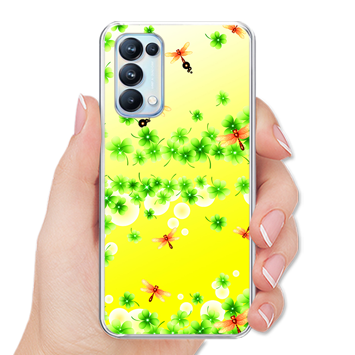 [HCM]Ốp lưng cho điện thoại Oppo Reno5 - Silicon Dẻo viền trong suốt - 01332