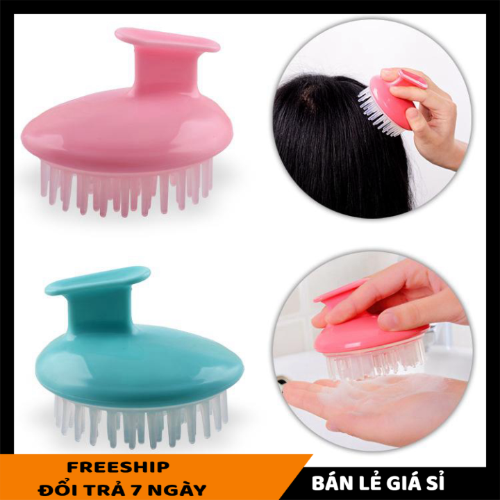 [HCM]Phụ kiện chăm sóc tóc - Lược dầu gội đầu massage lược làm sạch da đầu tiện lợi kiêm massage da đầu hiệu quả [LẺ GIÁ SỈ]
