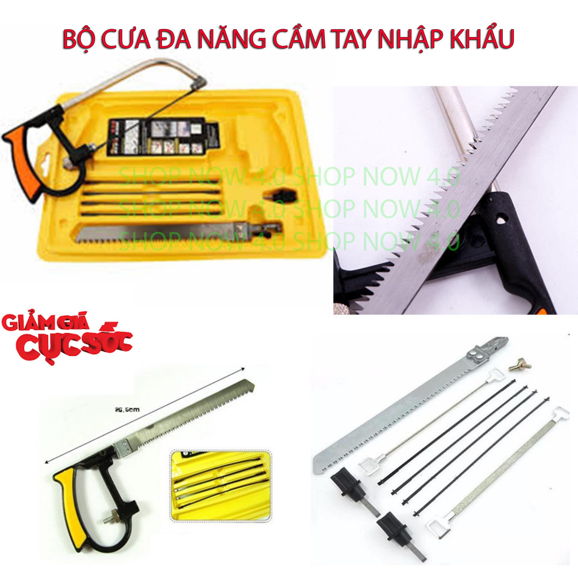 Cưa Gỗ - Cưa Sắt, cưa đa năng Bộ Cưa Tay Đa Năng Nơi Bán Cưa Lọng Cầm Tay Tốt  Bộ Cưa Đa Năng 6 Lưỡi - Độ Bền Cao, Tiện Lợi, Cưa Được Nhiều Vật Liệu: Nhựa, Tre, Gỗ, Kim Loại…Nhập Khẩu và Phân Phối bởi SHN
