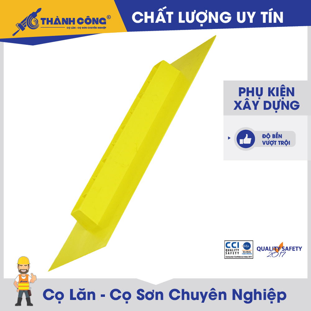 Combo 10 cái bay trét nhựa Thành Công dụng cụ cầm tay thi công trét vữa sửa chữa nhà cửa làm tự nhựa cao cấp bền