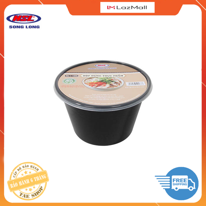 Combo 10 Hộp Nhựa Đựng Thực Phẩm Dùng 1 Lần Song Long - 1000ml