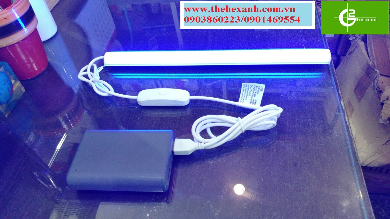 [HCM]Đèn diệt khuẩn Philips 5W dùng với bộ nguồn 5V có cổng USB