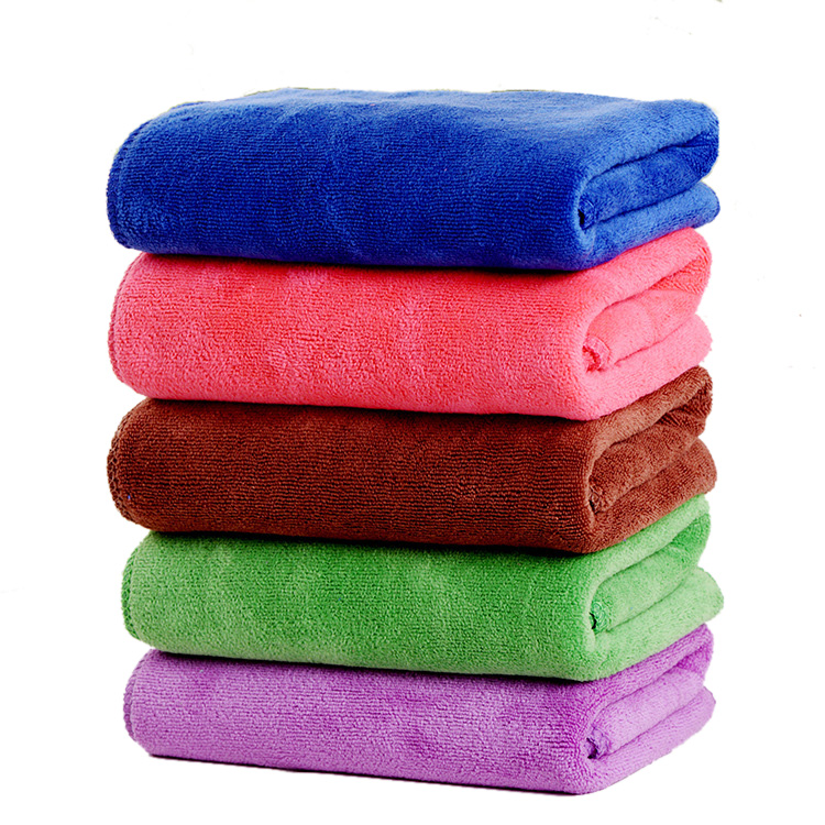 Khăn Microfiber Mềm Mịn Chuyên Dụng Lau Rửa Ô Tô Xe Máy Loại Dày (màu ngẫu nhiên)