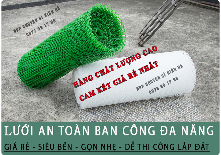 Lưới an toàn ban công, lưới cầu thang an toàn cho trẻ