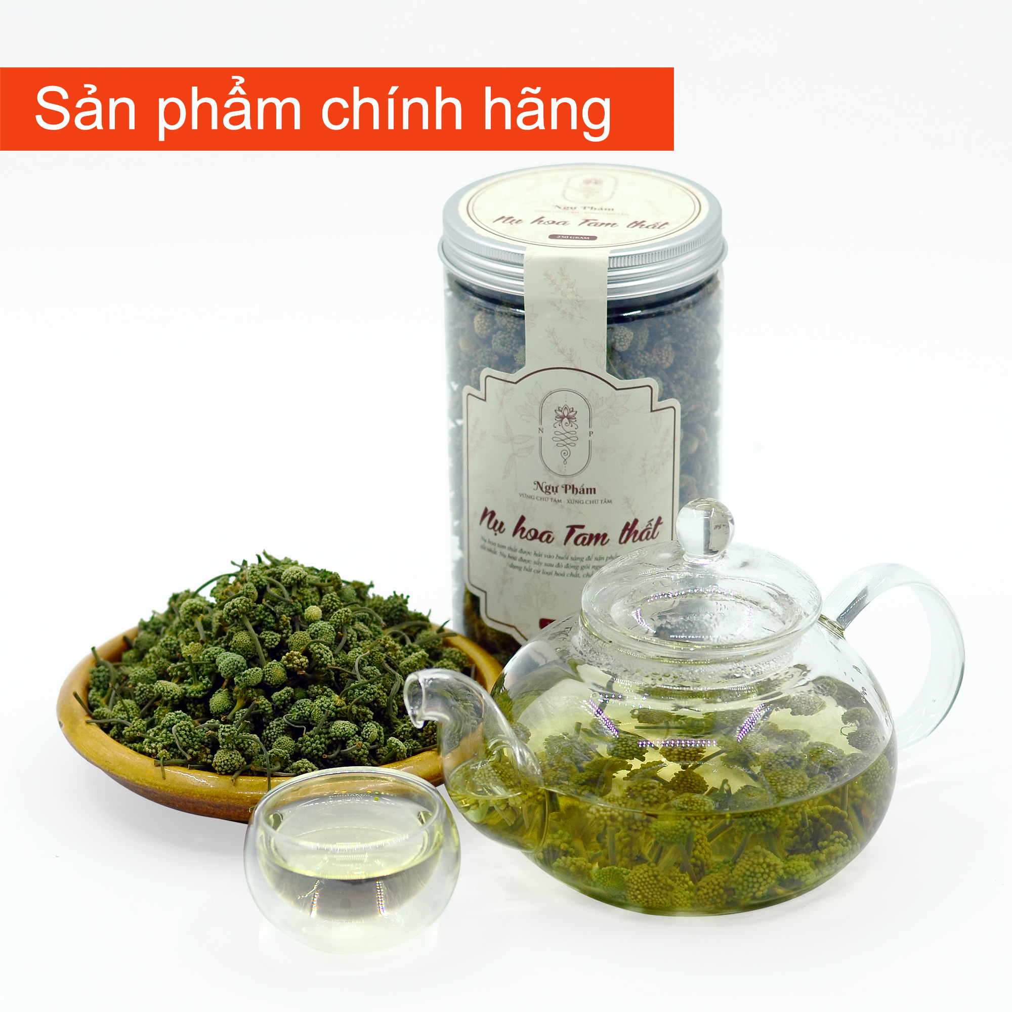 [Chuẩn Bộ Y TẾ] Lọ 250gr Nụ hoa Tam thất bao tử sấy khô có giấy kiểm nghiệm VSATTP