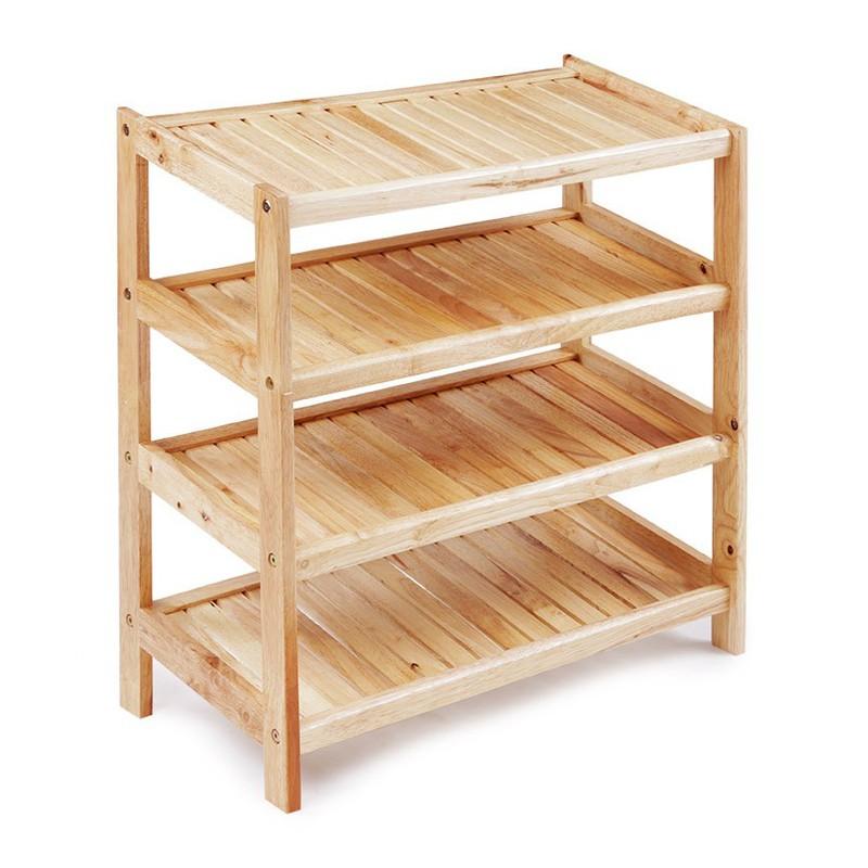 Kệ Giày Gỗ 4 Tầng - Kệ Để Giày Dép Bằng Gỗ