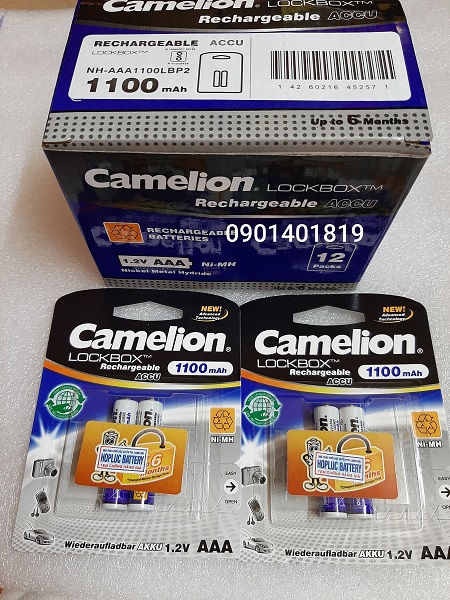 Pin Sạc Camelion AAA ( hàng chính hãng 100%)