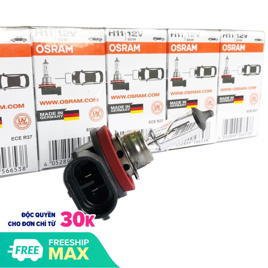 Bóng đèn h11 osram đức 12v 55w original cao cấp
