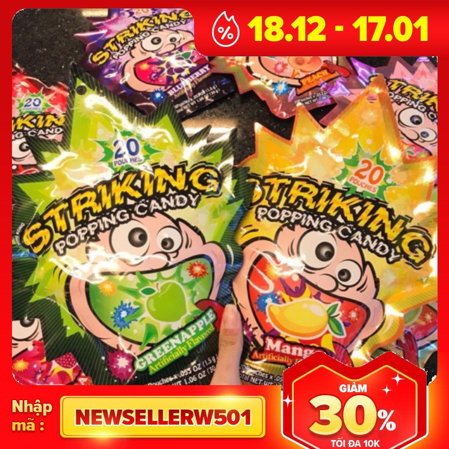 Kẹo nổ Strking Popping candy 15k/gói 20 gói nhỏ