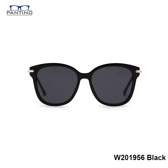 Kính Râm , Kính Mát Nam, Nữ Phân Cực, Chống Tia UV, Chống Chói Lóa PANTINO Chính Hãng Hàn Quốc Mã W201956 - Black