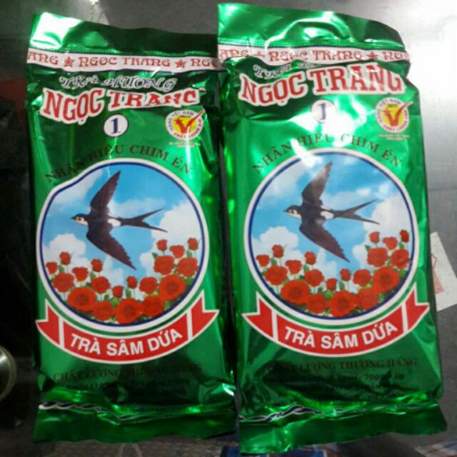 Trà Sâm dứa Ngọc Trang nhãn hiệu Chim Én gói 400g