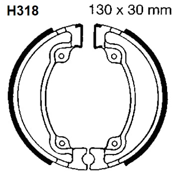 Má phanh cơ sau cm125