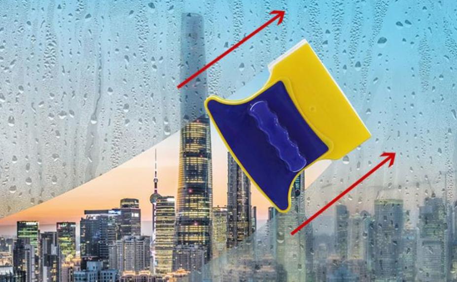 Bộ lau kính đa năng, miếng lau kính 2 mặt, Dụng cụ lau cửa kính Double Sided glass Cleaner Cao Cấp, làm sạch bụi bẩn trên các loại kính nhanh chóng hiệu quả, giúp tiết kiệm thời gian chi phí .