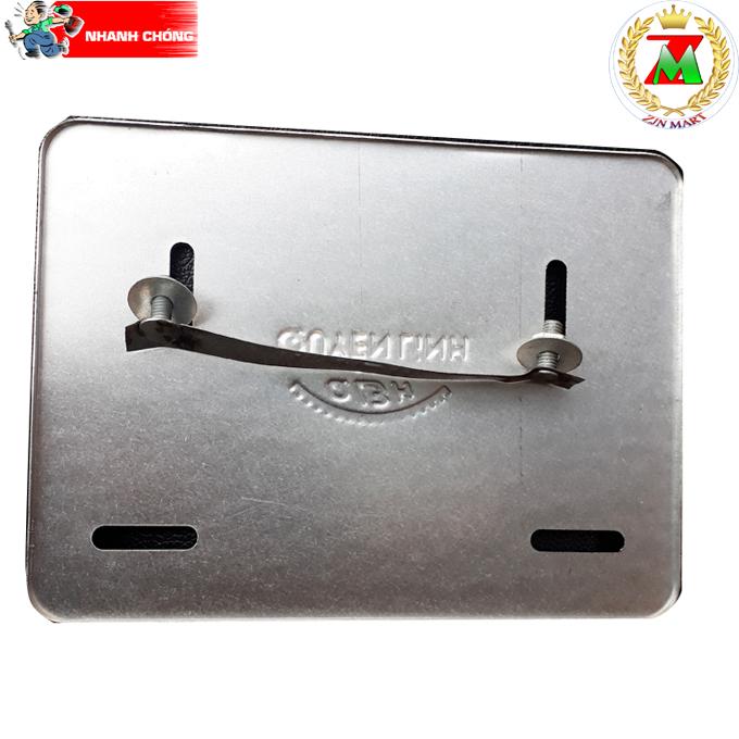 Khung thép mặt sau bảng tên biển số xe máy, có thể dùng làm biên tên xe máy, phụ tùng đồ chơi xe máy hàng thép Zjnmart dành cho các loại xe máy sirius, wave, sh, exciter... và các dòng xe đạp điện, xe máy điện