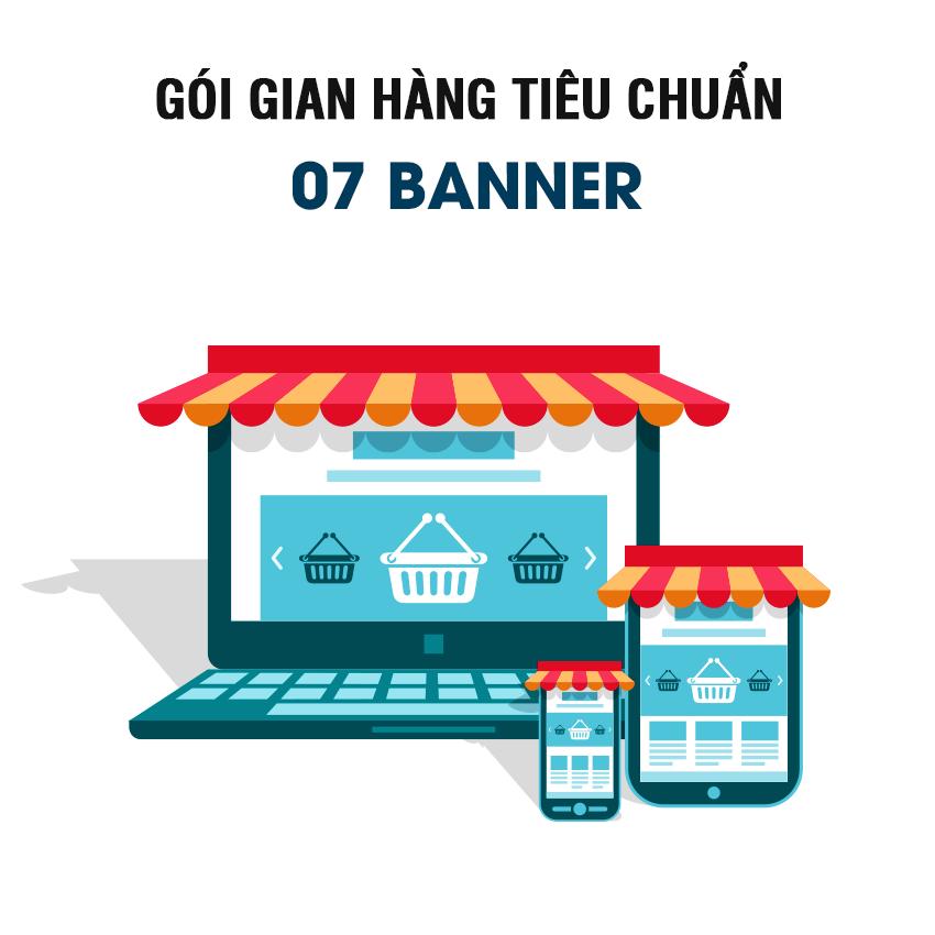 [HCM]Gói thiết kế gian hàng TIÊU CHUẨN 7 Banner - Skydes
