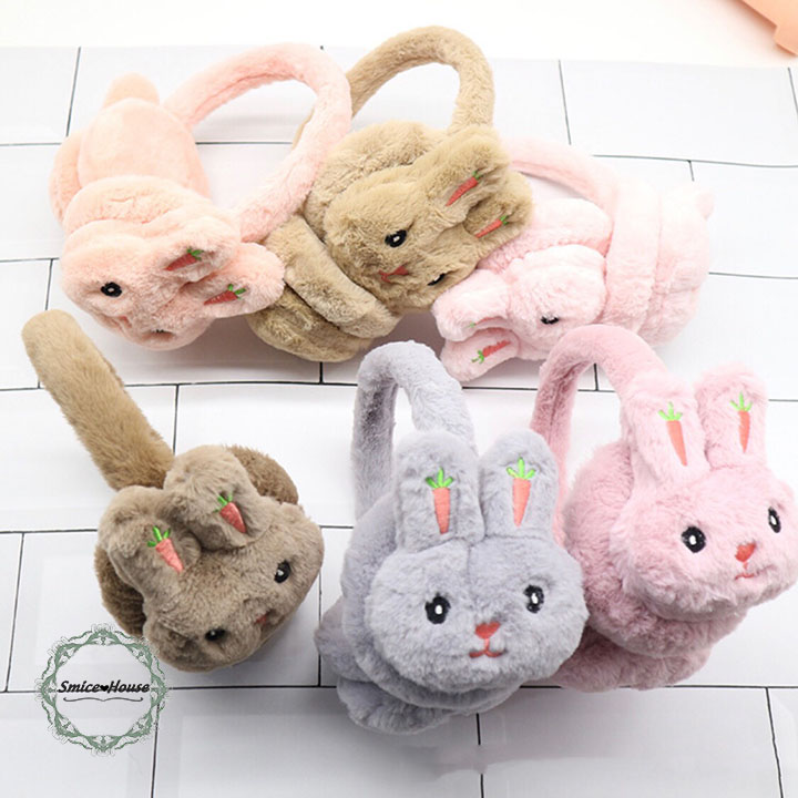 [HCM]BỊT TAI GIỮ ẤM HÌNH THỎ CUTE CHỤP TAI CHỐNG ỒN BẰNG LÔNG