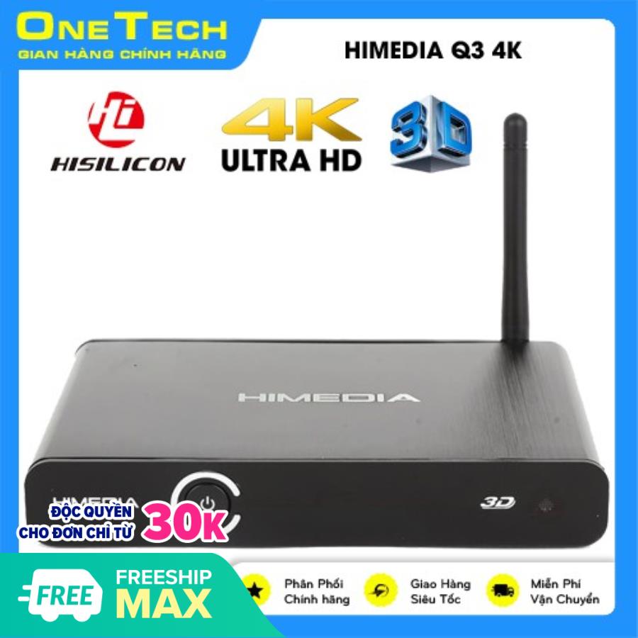Tv box himedia q3, chip lõi tứ hi3798m, chơi phim 4k, 3d, nghe nhạc lossless - thanh lý