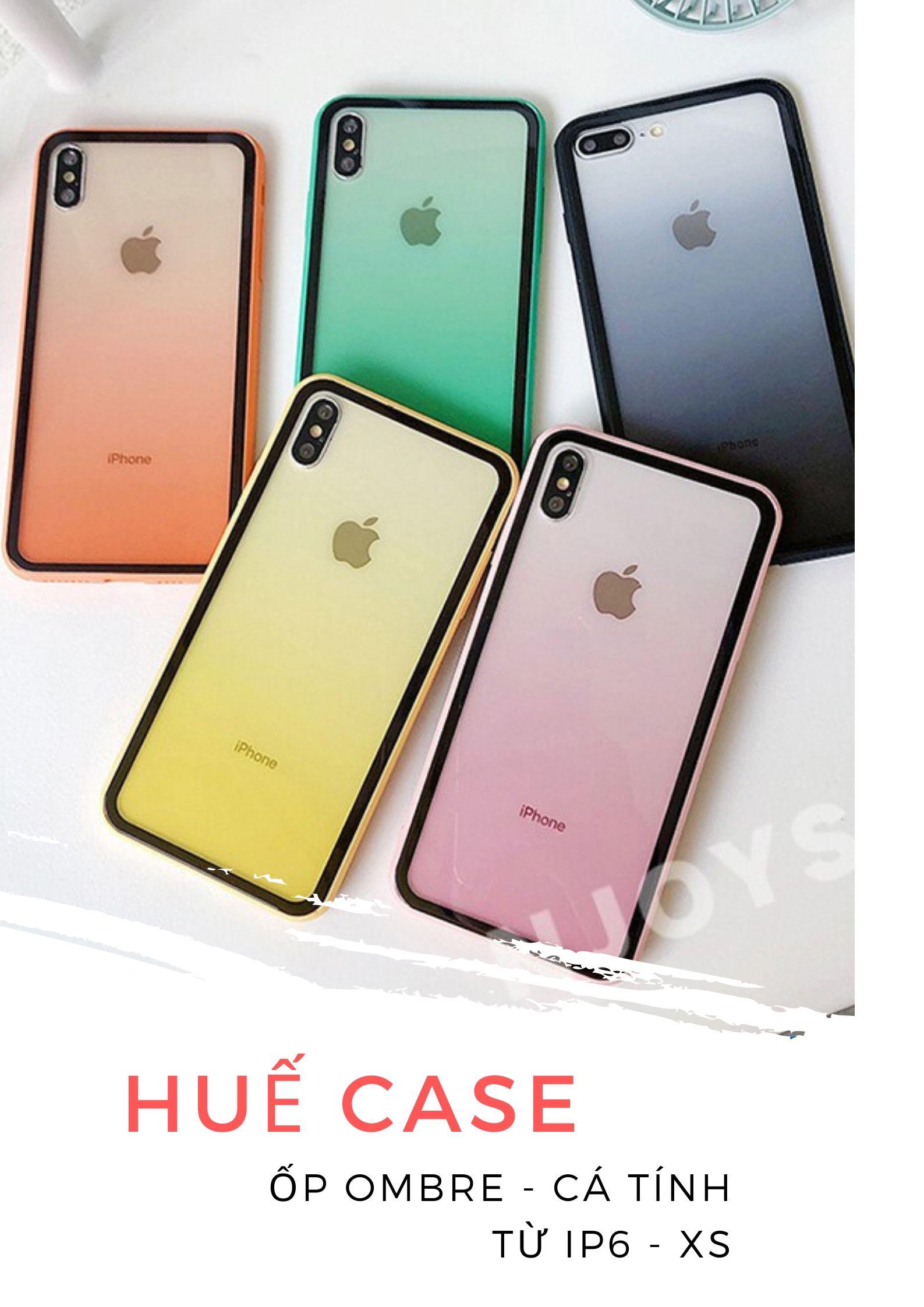 ỐP LƯNG IPHONE OMBRE  6/6S / 6PLUS/6SPLUS / 7/8 7PLUS/8PLUS X/XS NHIỀU MÀU SẮC