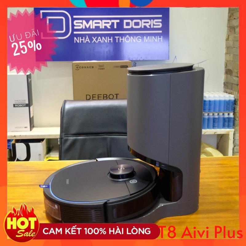 Robot Hút Bụi Lau Nhà Ecovacs DEEBOT T8 AIVI PLUS Ecovacs - Robot Thông Minh Có Thùng Rác Tự Động