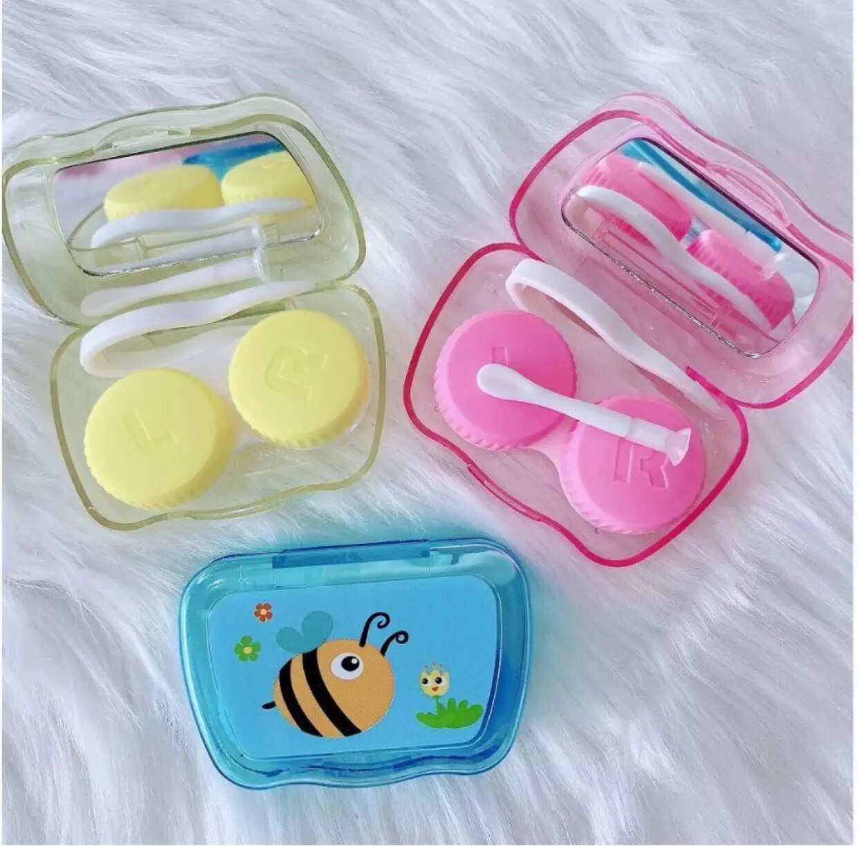 (Sale Sốc) Một bộ khay gương và dụng cụ đeo lens cực chất  - Nana lens