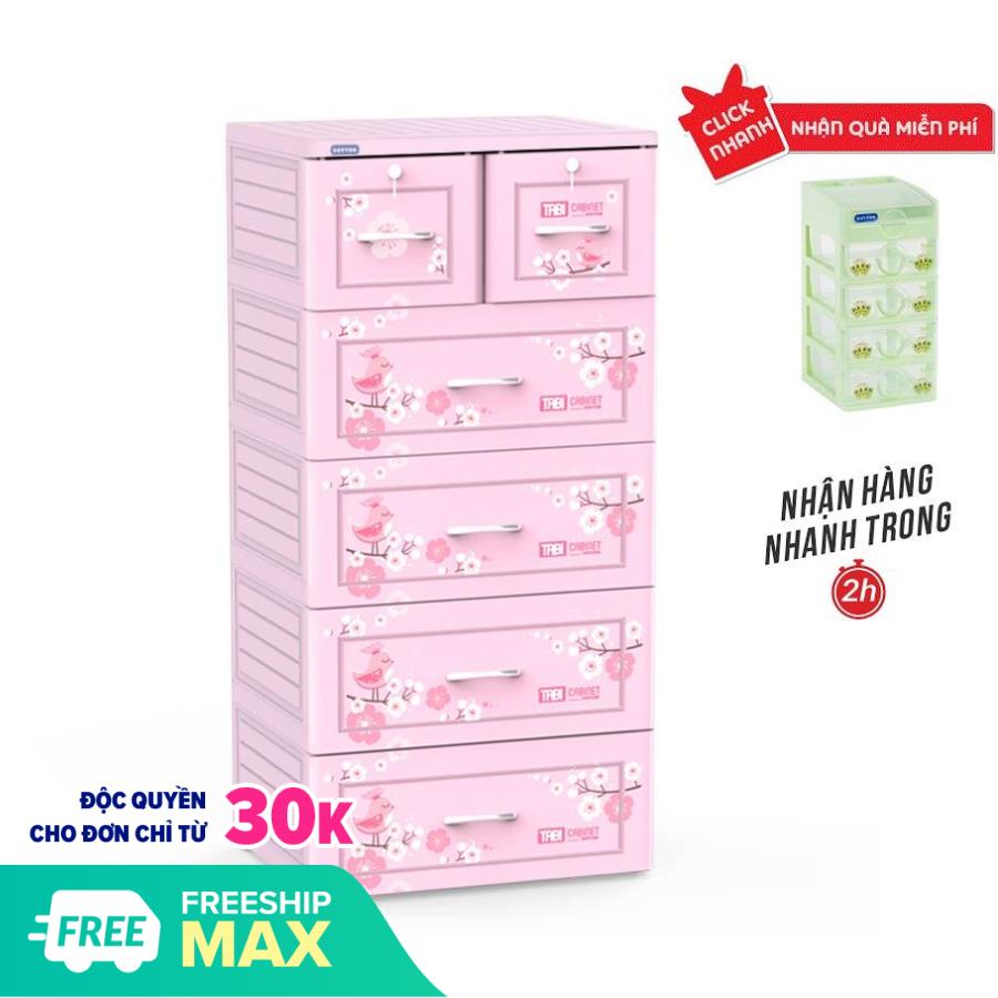 [HCM]TỦ NHỰA DUY TÂN MINA  TABI  5 TẦNG - TẶNG 1 TỦ MINI 5 NGĂN -GIAO NHANH 2H LIÊN HỆ SHOP-