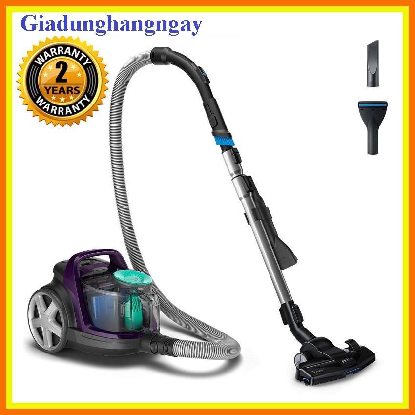 Máy hút bụi không túi fc9571 1900 wbộ lọc allergy h13 đầu hút triactive hiệu suất tối đa với powercyclone 7