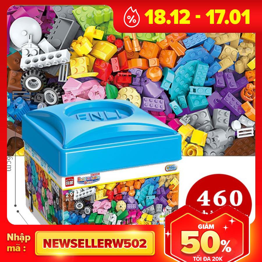 Bộ LEGO 460 chi tiết mẫu hot 2021 cho bé thỏa sức sáng tạo