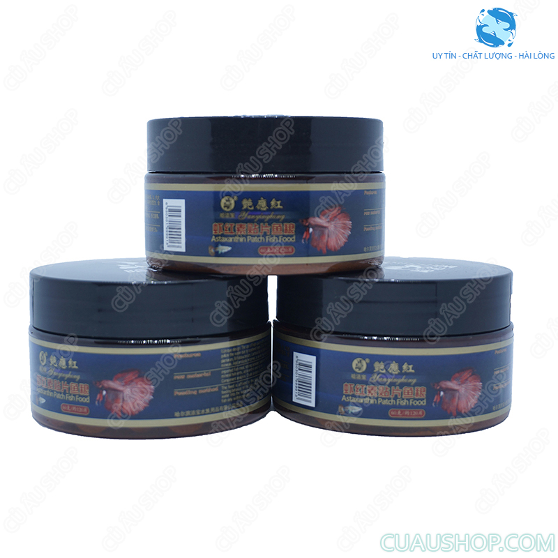 Astaxanthin & Spirulina Patch - Thức Ăn Viên Dán Dinh Dưỡng Cho Cá