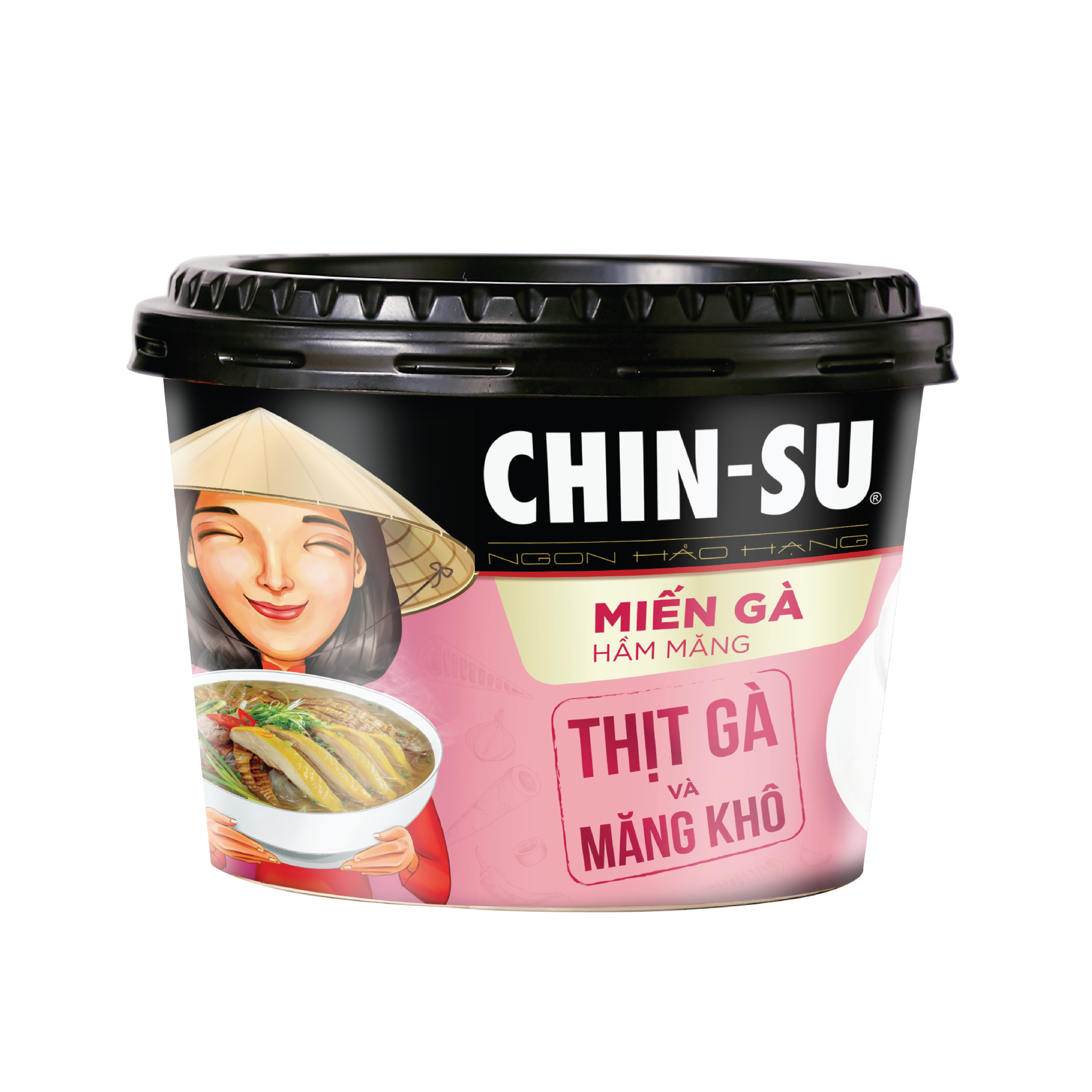 Miến Gà hầm măng CHIN-SU (Thùng 12 tô x 129 gr)