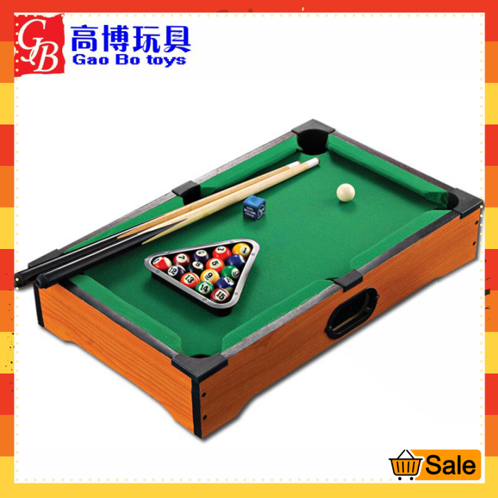 Bàn chơi bi da mini - bàn bida 6 lỗ cho bé - đồ chơi bida - bàn bida mini bằng gỗ cao cấp cho trẻ em 31x51.5x9cm