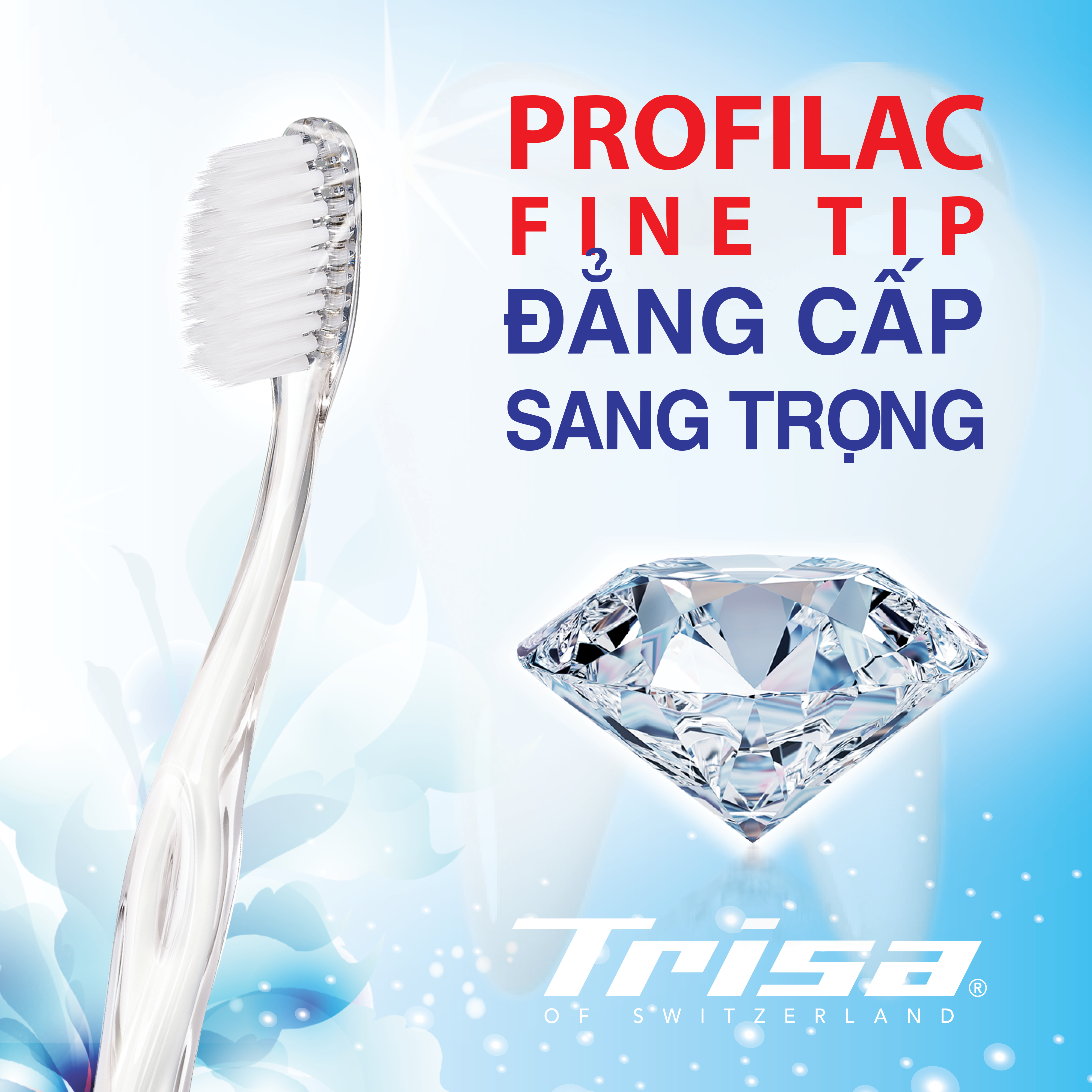 Bàn Chải Đánh Răng Trisa Profilac Fine Tip