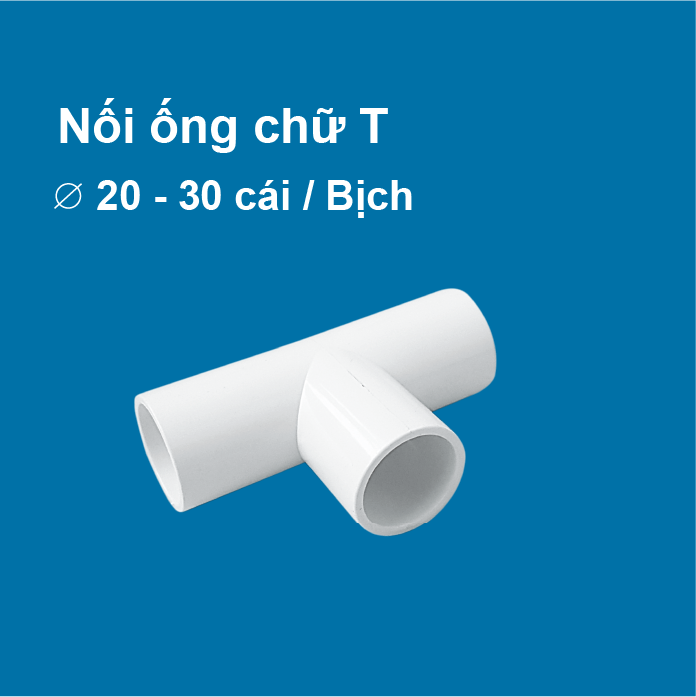 [HCM]Tee khớp  ống nhựa điện ⌀20 46 mm - 30 cái / bịch