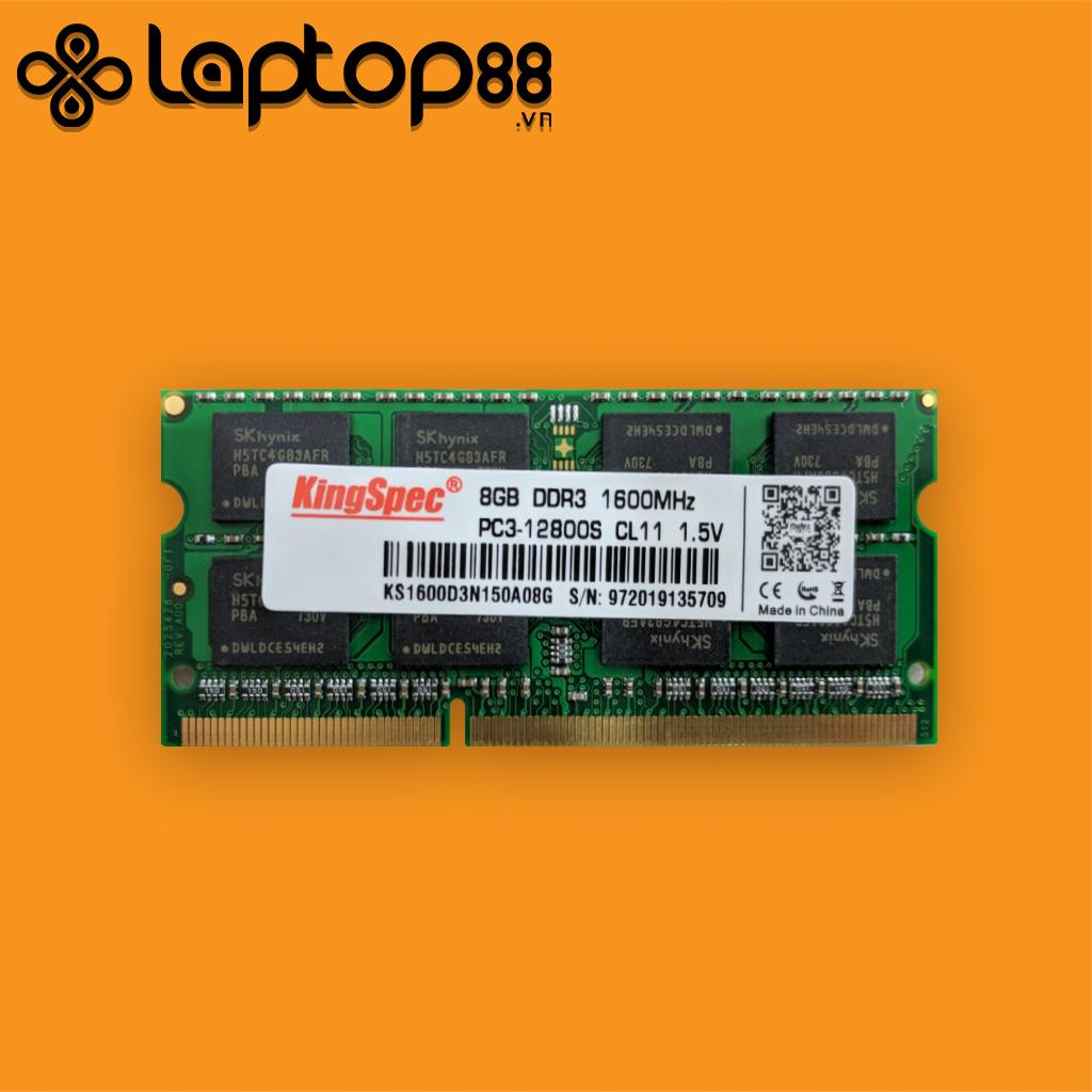 Ram laptop ddr3 4gb - kingspec 8gb pc3 1600mhz - bảo hành 3 năm 1 đổi 1