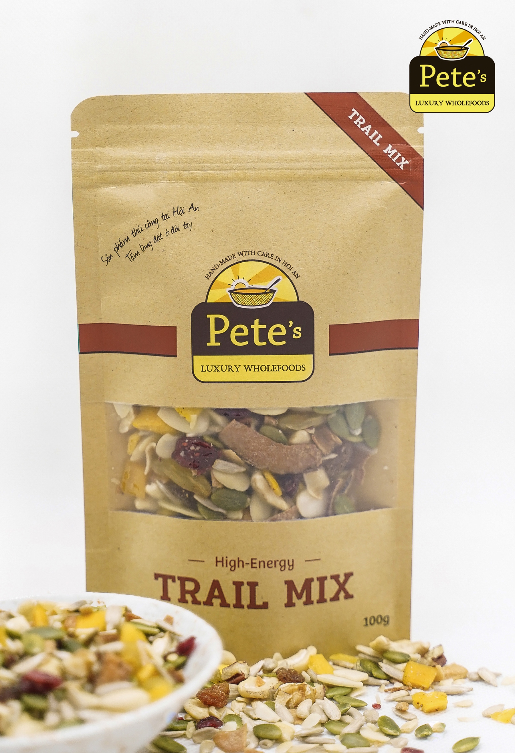 Hạt năng lượng Trail Mix 100g Pete's Luxury Wholefoods