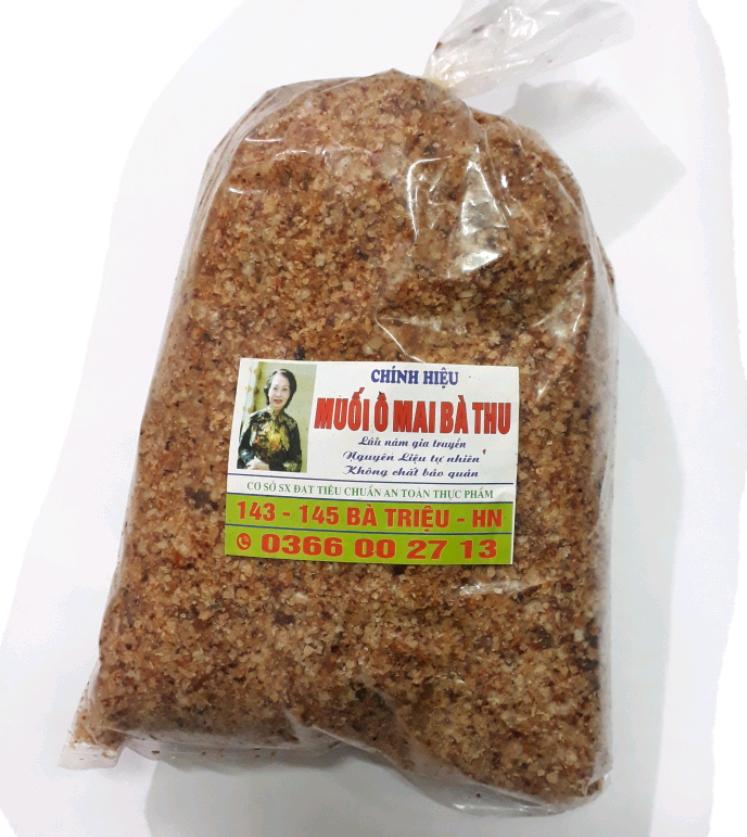 Muối Ô Mai 1kg Bà Thu phố Cổ Bà Triệu nhà trong ngõ, muối ô mai vừa ngọt, vừa mặn, vừa chua, dùng chấm hoa quả, trái cây tạo vị đậm đà không thể quên Zjnmart