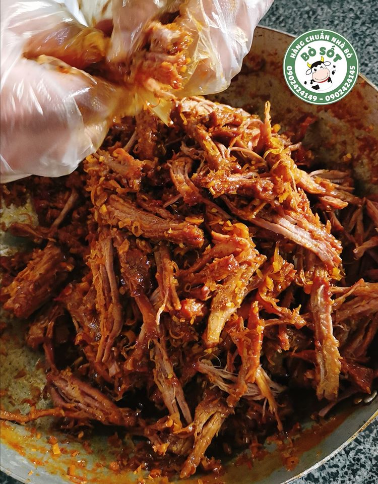 100gram khô bò xé nguyên chất