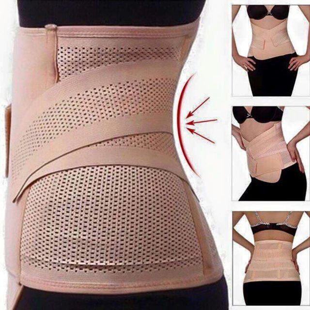 Đai Nịt Bụng Sau Sinh 3331, Gen Bụng, Đai Định Hình, Đai Nịt Bụng Quấn Giảm Mỡ Bụng Hiệu Quả + Tặng Kèm Thước Đo