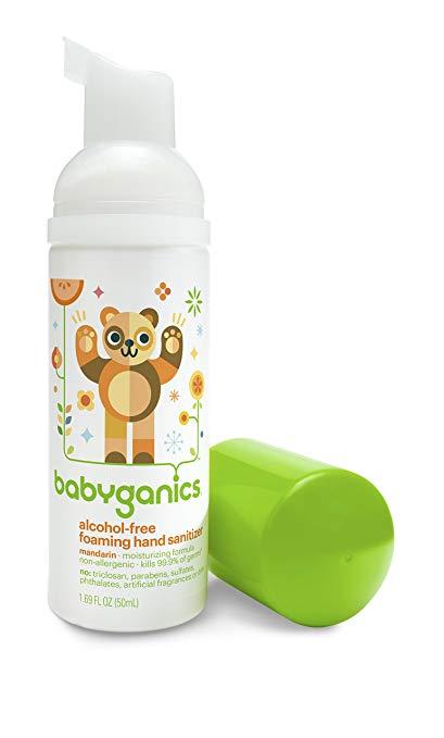 Nước rửa tay khô Babyganics cho bé