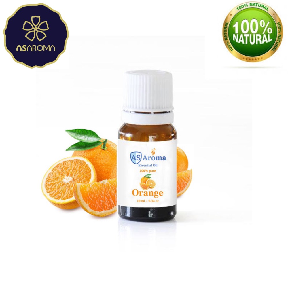 [HCM]TINH DẦU CAM NGỌT GIẢM STRESS MỆT MỎI THANH LỌC KHÔNG KHÍ (Orange) ASAROMA-10ML