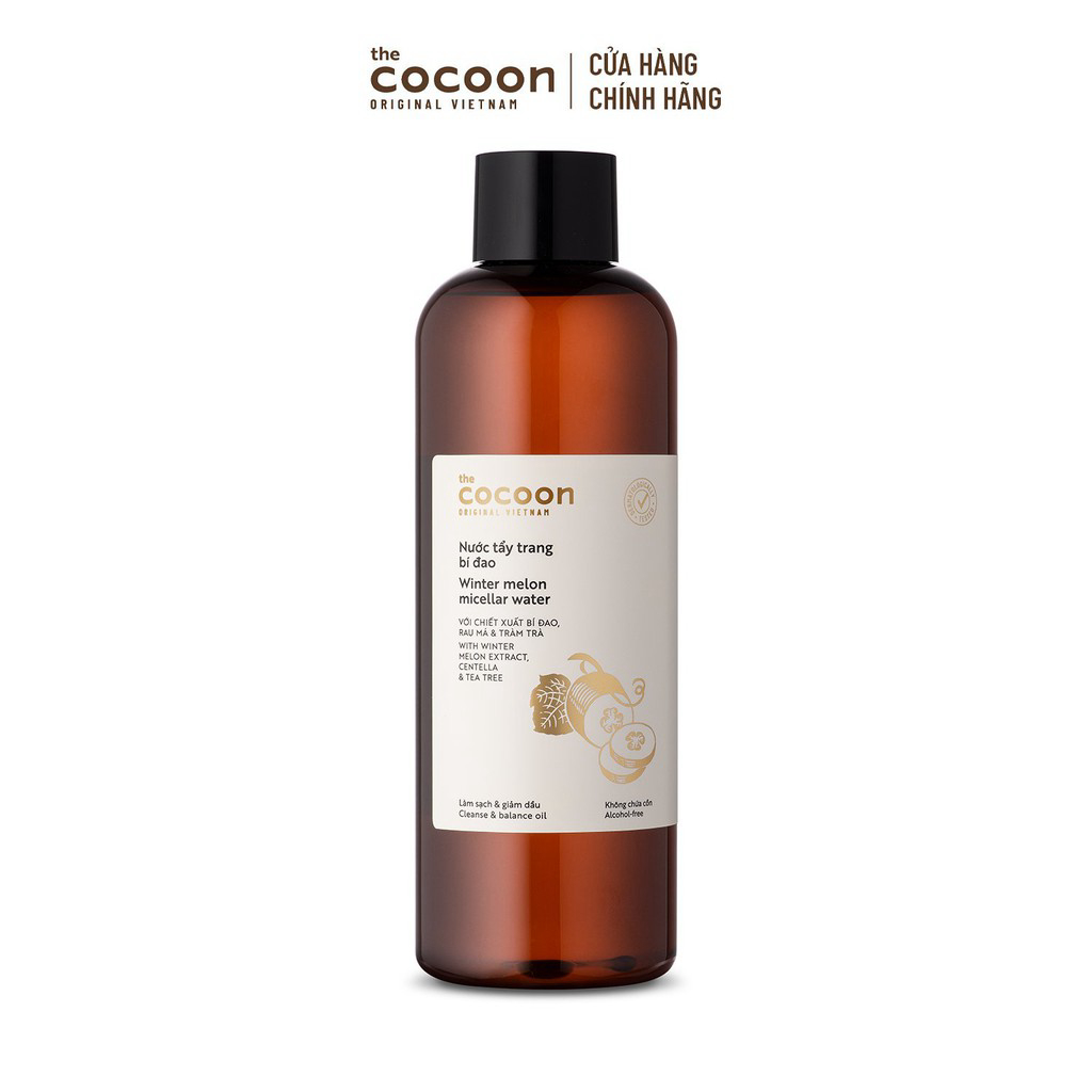 Nước tẩy trang Cocoon chiết xuất bí đao