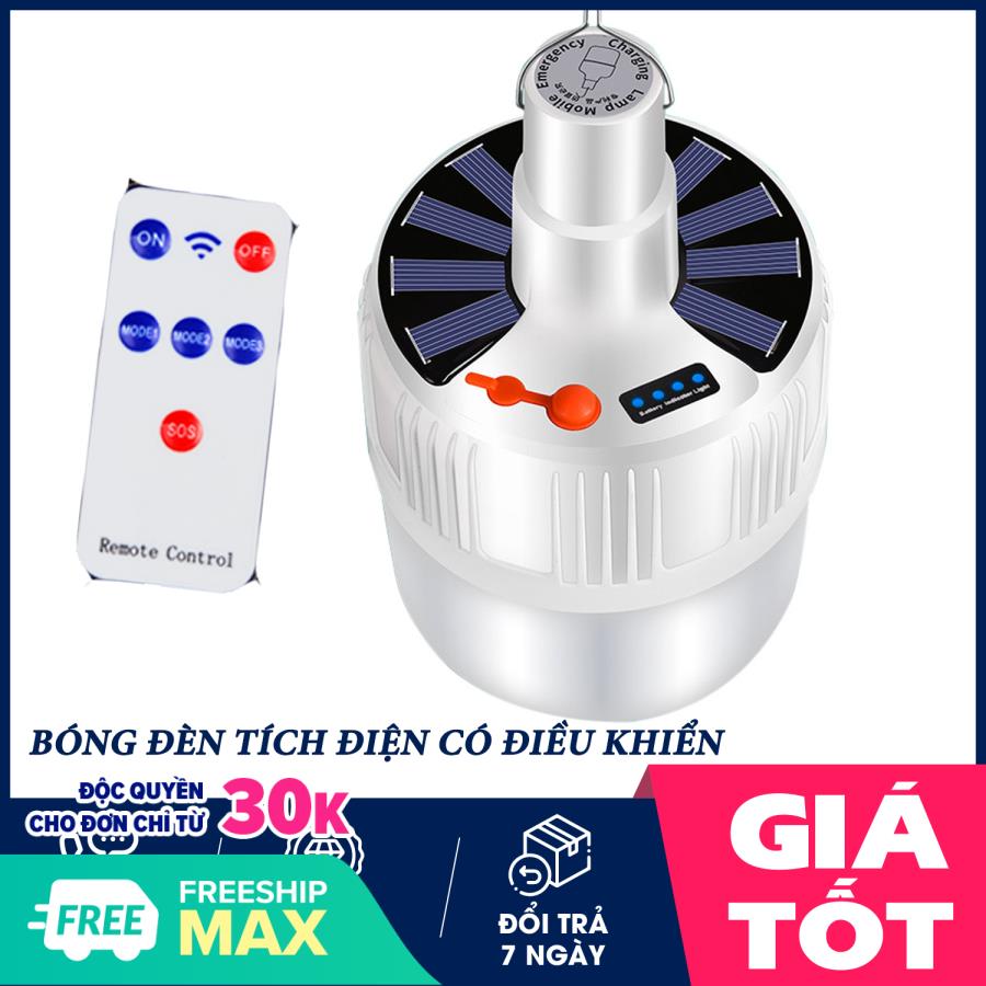 Bóng đèn tích điện,công suất 100W,  bóng đèn tích điện có điều khiển từ xa, SL-24 , bóng đèn led sạc tích điện, đèn led,  đèn năng lượng mặt trời, bóng đèn tích điện siêu sáng 100w ( LOẠI TO)-1 ĐỔI 1 TRONG 7 NGÀY