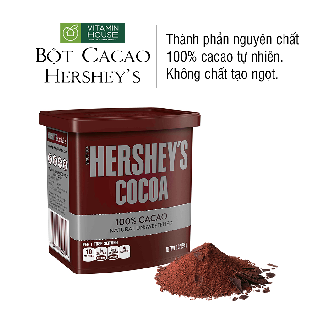 Bột Cacao Hershey's Mỹ 226g