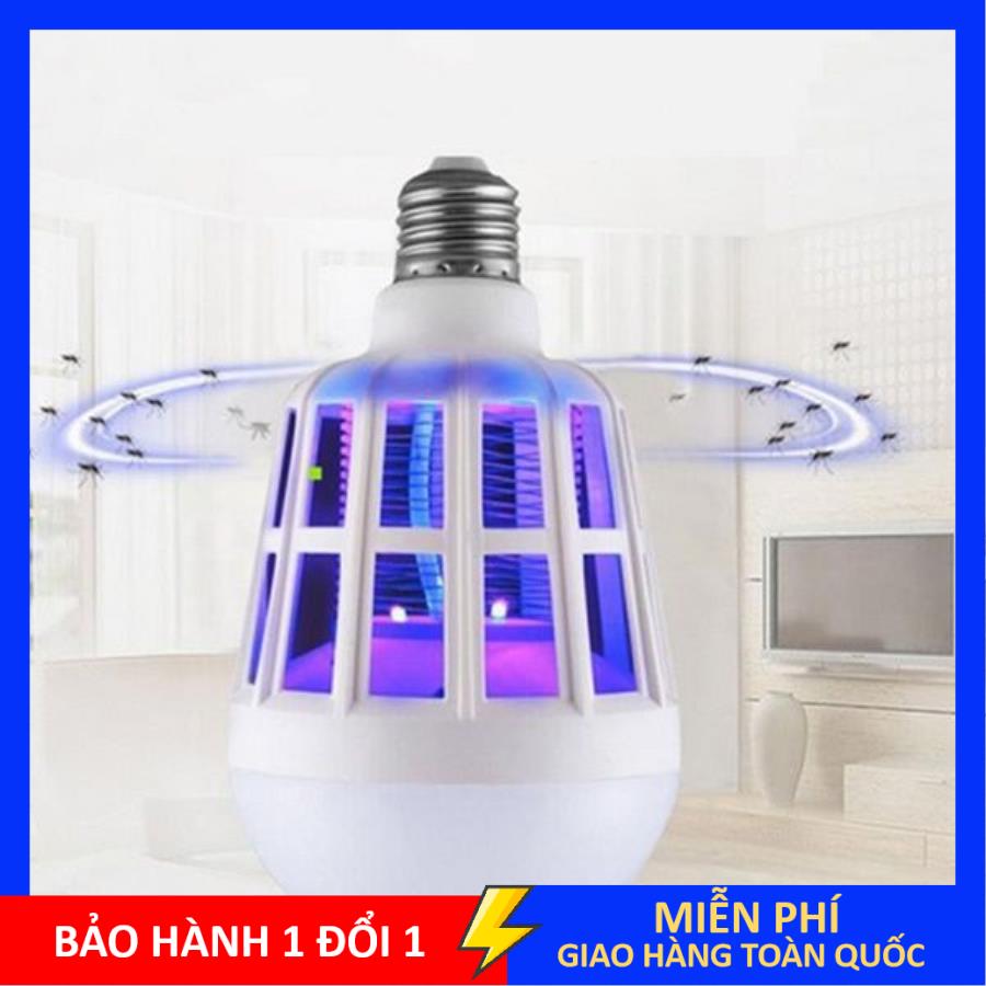 Đèn bắt muỗi bóng tròn led 15W, Đèn diệt muỗi, côn trùng, An toàn cho gia đình, 1 đổi 1 nếu lỗi, bảo hành 12 tháng