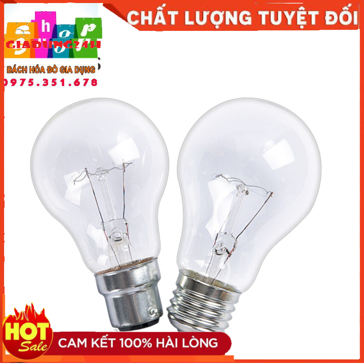 Bóng đèn sợi đốt 200w, bóng đèn dây tóc Nano 200w, có thể dùng làm bóng sưởi-Giadung24h