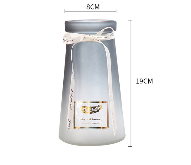 Bình cắm hoa bằng thủy tinh Bắc Âu chuyển màu đẹp BH1177- Bình Lọ Thủy Tinh Cắm Hoa
