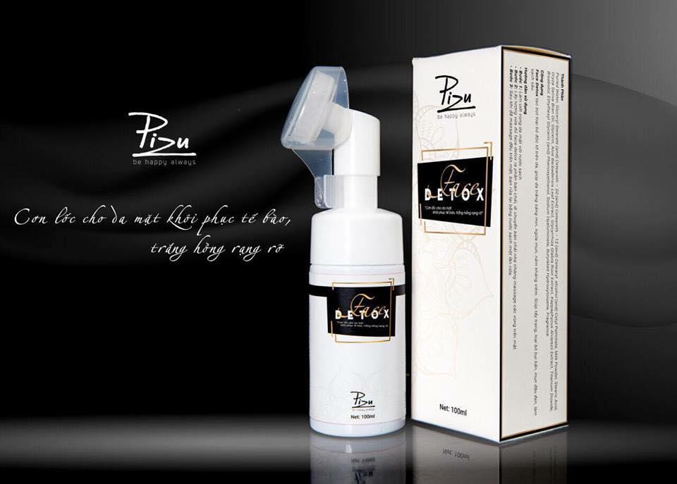 Face detox truyền trắng da mặt thay thế sữa rửa mặt