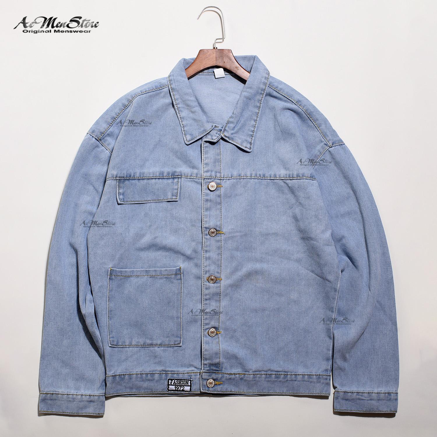 ROUTINE áo denim jacket phong cách mới lạ